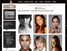 Tablet Screenshot of pralamodels.dk